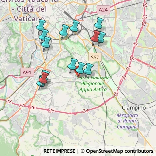 Mappa Via Viggiano, 00178 Roma RM, Italia (4.07643)