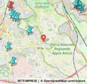 Mappa Via Viggiano, 00178 Roma RM, Italia (3.87643)
