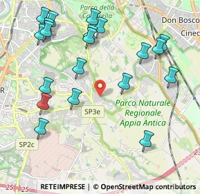 Mappa Via Viggiano, 00178 Roma RM, Italia (2.561)