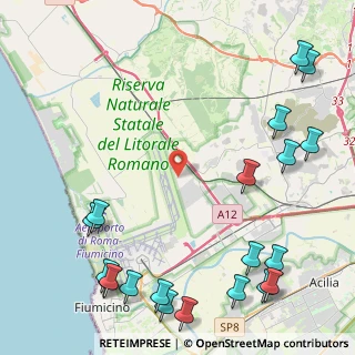 Mappa Viale Lingua D'Oca, 00054 Fiumicino RM, Italia (6.769)
