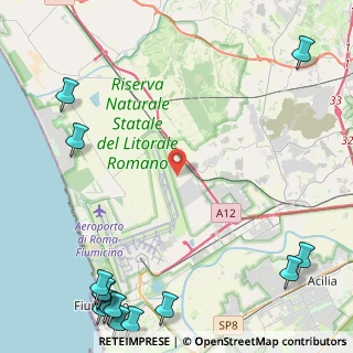 Mappa Viale Lingua D'Oca, 00054 Fiumicino RM, Italia (8.02357)