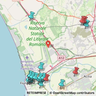 Mappa Viale Lingua D'Oca, 00054 Fiumicino RM, Italia (7.2255)