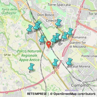 Mappa Via Muro Lucano, 00178 Roma RM, Italia (1.72154)