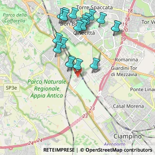 Mappa Via Muro Lucano, 00178 Roma RM, Italia (2.3685)