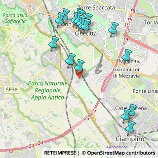 Mappa Via Muro Lucano, 00178 Roma RM, Italia (2.78556)