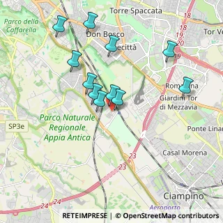 Mappa Via Muro Lucano, 00178 Roma RM, Italia (1.86091)