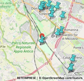 Mappa Via Muro Lucano, 00178 Roma RM, Italia (2.59133)