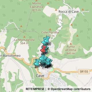 Mappa Località Colle Dolce, 00033 Cave RM, Italia (0.83593)