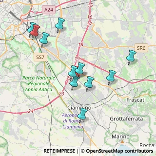 Mappa Via Cropani, 00173 Roma RM, Italia (4.10727)