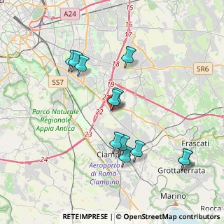 Mappa Via Cropani, 00173 Roma RM, Italia (4.01667)