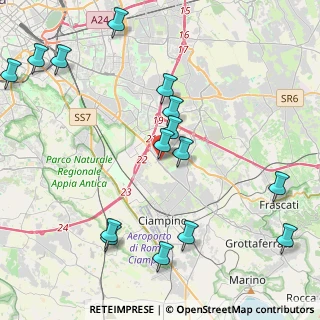 Mappa Via Anagnina, 00173 Roma RM, Italia (5.33133)