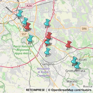 Mappa Via Anagnina, 00173 Roma RM, Italia (4.47385)