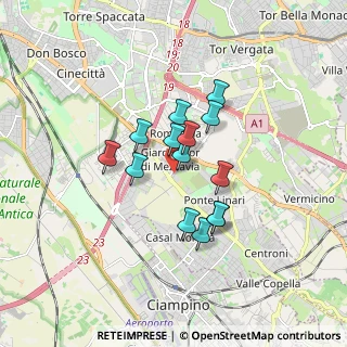 Mappa Via Anagnina, 00173 Roma RM, Italia (1.32929)