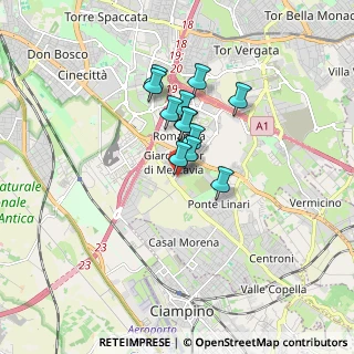 Mappa Via Cropani, 00173 Roma RM, Italia (1.22333)