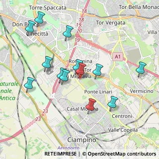 Mappa Via Cropani, 00173 Roma RM, Italia (2.05846)