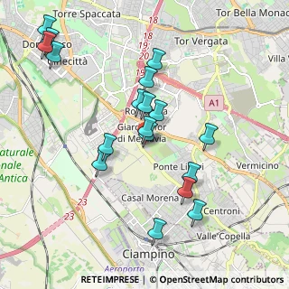 Mappa Via Cropani, 00173 Roma RM, Italia (2.13778)