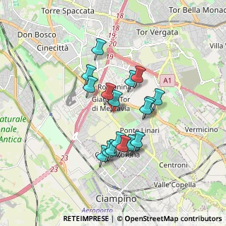 Mappa Via Anagnina, 00173 Roma RM, Italia (1.52389)