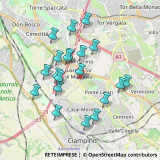 Mappa Via Cropani, 00173 Roma RM, Italia (1.9825)