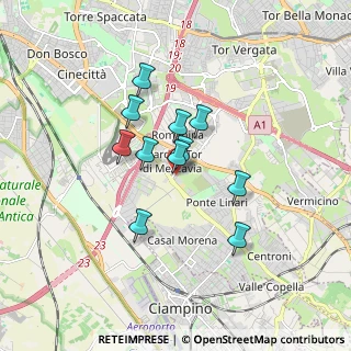 Mappa Via Cropani, 00173 Roma RM, Italia (1.34545)