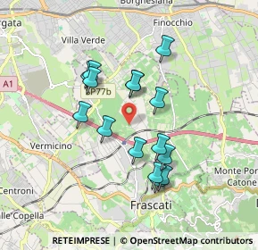 Mappa Via Cornüfella, 00044 Frascati RM, Italia (1.61067)