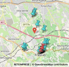 Mappa Via Cornüfella, 00044 Frascati RM, Italia (2.19)