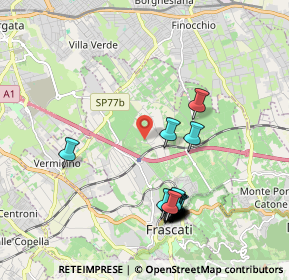 Mappa Via Cornüfella, 00044 Frascati RM, Italia (2.2445)