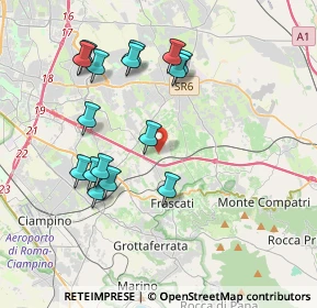 Mappa Via Cornüfella, 00044 Frascati RM, Italia (4.05188)