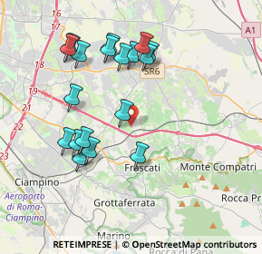 Mappa Via Cornüfella, 00044 Frascati RM, Italia (3.99556)