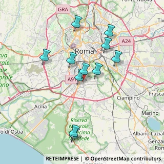 Mappa Viale Rembrandt, 00144 Roma RM, Italia (7.56455)