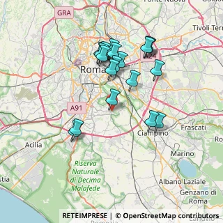 Mappa Via Castelsaraceno, 00178 Roma RM, Italia (7.30053)