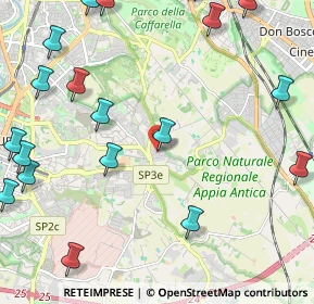 Mappa Via Castelsaraceno, 00178 Roma RM, Italia (3.2725)