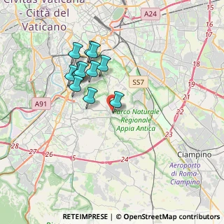 Mappa Via Castelsaraceno, 00178 Roma RM, Italia (3.37917)