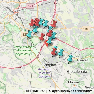 Mappa Via Conflenti, 00173 Roma RM, Italia (3.06895)