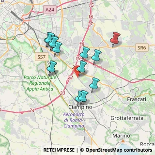 Mappa Via Conflenti, 00173 Roma RM, Italia (3.44857)