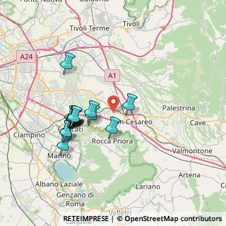 Mappa Via Valle Zita, 00030 Colonna RM, Italia (7.106)