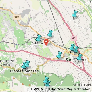 Mappa Via Valle Zita, 00030 Colonna RM, Italia (2.82)