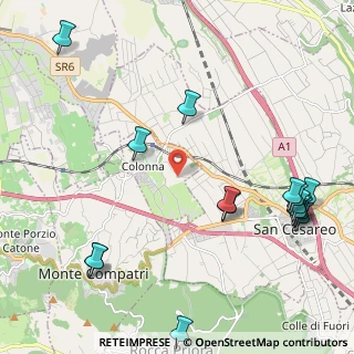 Mappa Via Valle Zita, 00030 Colonna RM, Italia (2.95813)