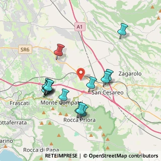 Mappa Via Valle Zita, 00030 Colonna RM, Italia (4.01)