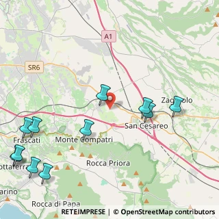 Mappa Via Valle Zita, 00030 Colonna RM, Italia (6.00091)