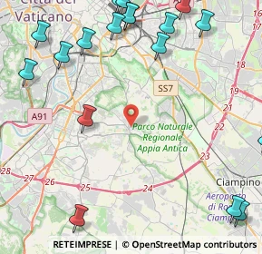 Mappa Via della Formelluccia, 00178 Roma RM, Italia (6.8325)