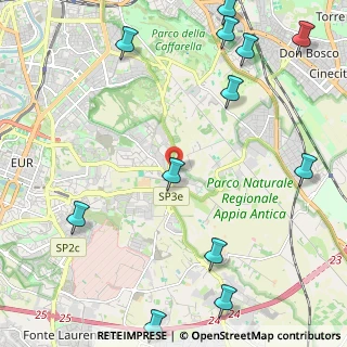 Mappa Via della Formelluccia, 00178 Roma RM, Italia (3.25167)