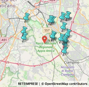 Mappa Via Pompeo Licinio, 00178 Roma RM, Italia (3.82294)
