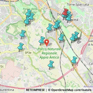 Mappa Via Pompeo Licinio, 00178 Roma RM, Italia (2.5145)
