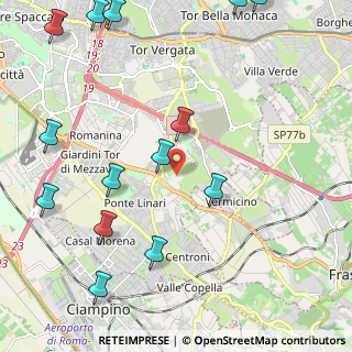 Mappa Via Lucio Colletti, 00173 Roma RM, Italia (3.06857)