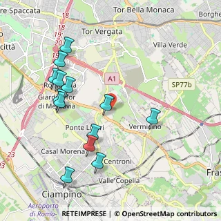 Mappa Via Lucio Colletti, 00173 Roma RM, Italia (2.26154)