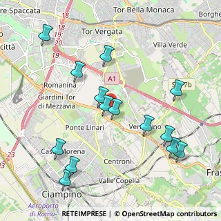 Mappa Via Lucio Colletti, 00173 Roma RM, Italia (2.345)