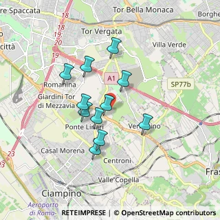 Mappa Via Lucio Colletti, 00173 Roma RM, Italia (1.50455)