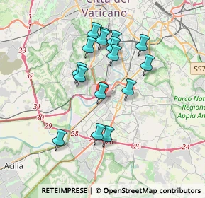 Mappa SP8, 00144 Roma RM, Italia (3.38813)