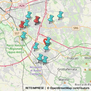Mappa Via S. Basile, 00173 Roma RM, Italia (4.08923)