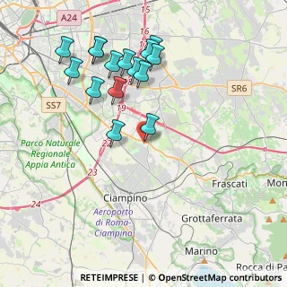 Mappa Via S. Basile, 00173 Roma RM, Italia (4.35133)
